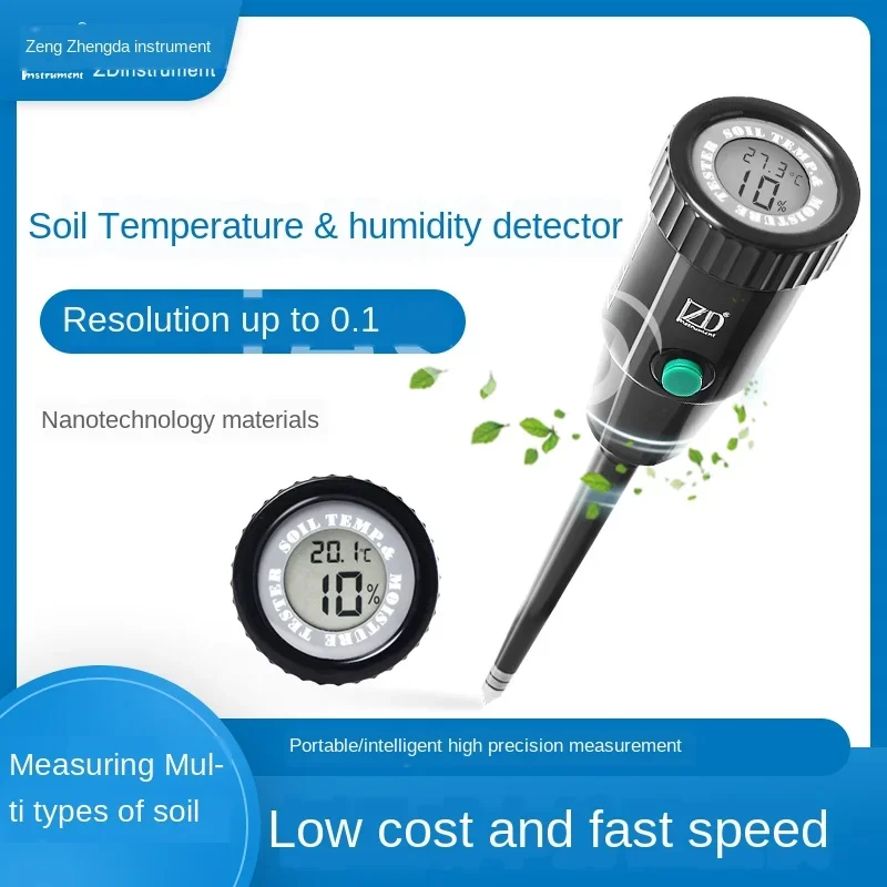 Soil temperature and humidity tester thermometer Moisture  hygrometer