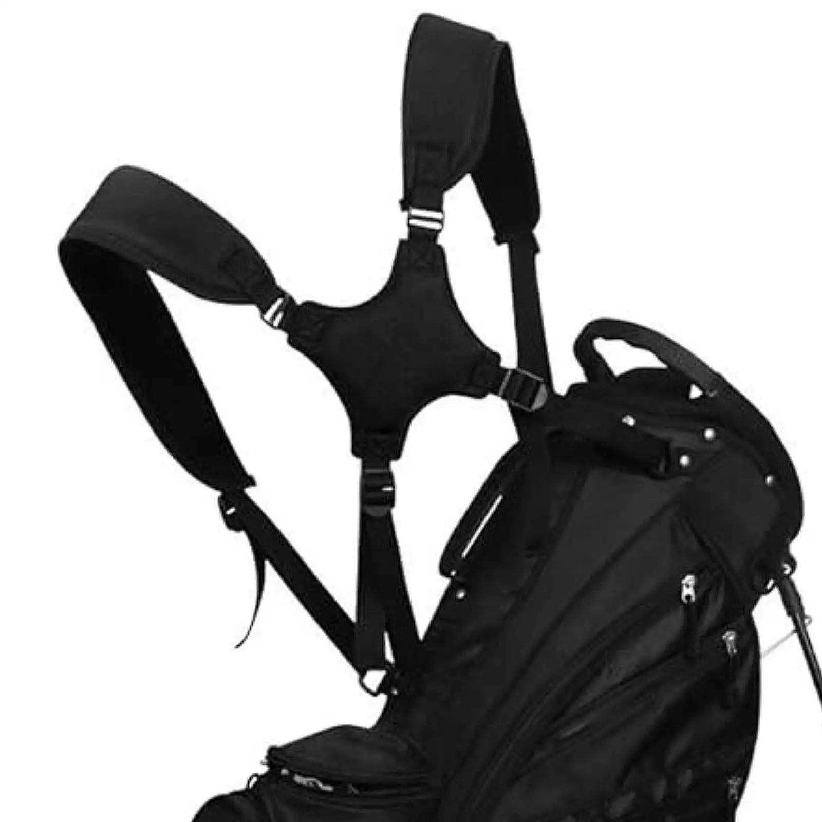 

Golf Bag Shoulder Strap, Universal Padded Lightweight Shoulder Pad Comfortable Adjustable Waterproof Replacement Golf Bag Strap,