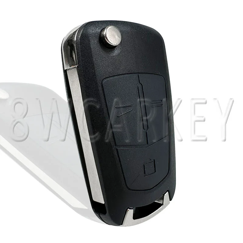 พับ REMOTE Key SHELL เหมาะสําหรับ Opel Astra H Zafira Vectra C Vauxhall Corsa D Signum Meriva รถ FOB