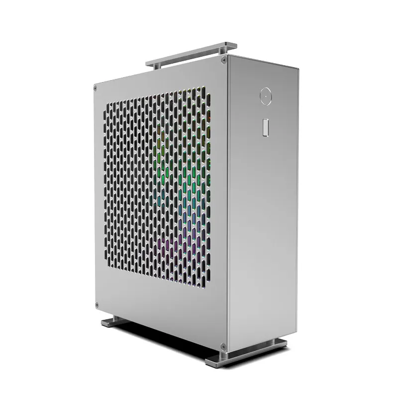 Mini 1u power supply ITX chassis, all aluminum alloy