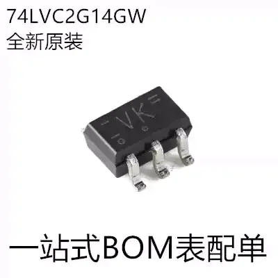 20PCS 74LVC2G14GW, 125 silk screen printed VK SOT-363 dual channel inverted Schmitt trigger IC