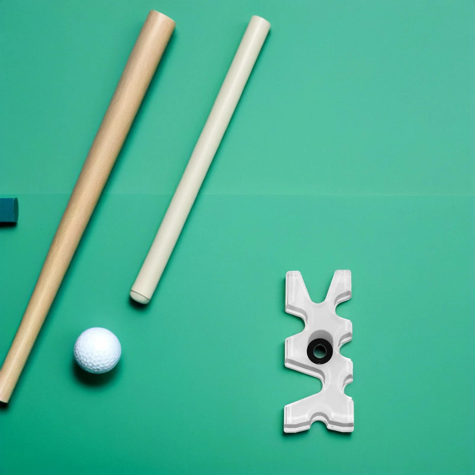 Stecca da biliardo Cremagliera a forma di corna Acrilico Snooker Stecca da biliardo Ponte Testa Portatile scorrevole Club Rack Occhiello in gomma Biliardo