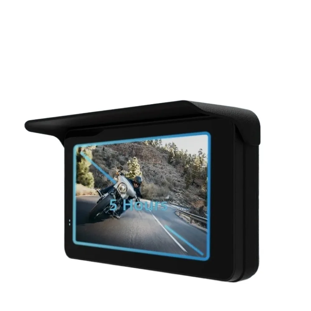 5 Inch Waterproof Wireless CarPlay Smart Screen, Motorcycle Navigation Display And Driving Recorder