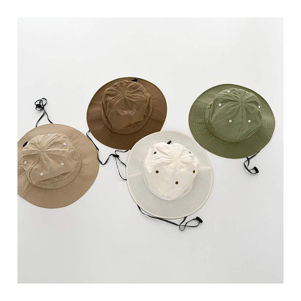

Детская шляпа в корейском стиле, быстросохнущая широкополая шляпа-кепка от солнца для мальчиков и девочек