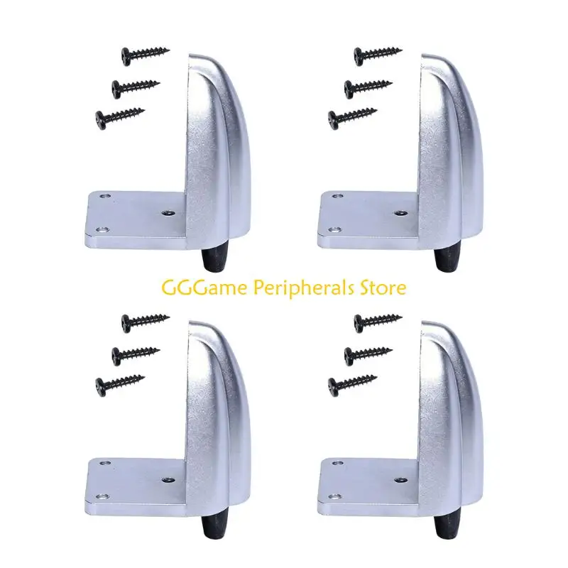 U55B 4Pcs Nonslip Speaker Risers For Optimizing Sound Projection Hifi Devices Amplifiers Speaker Isolation Feet