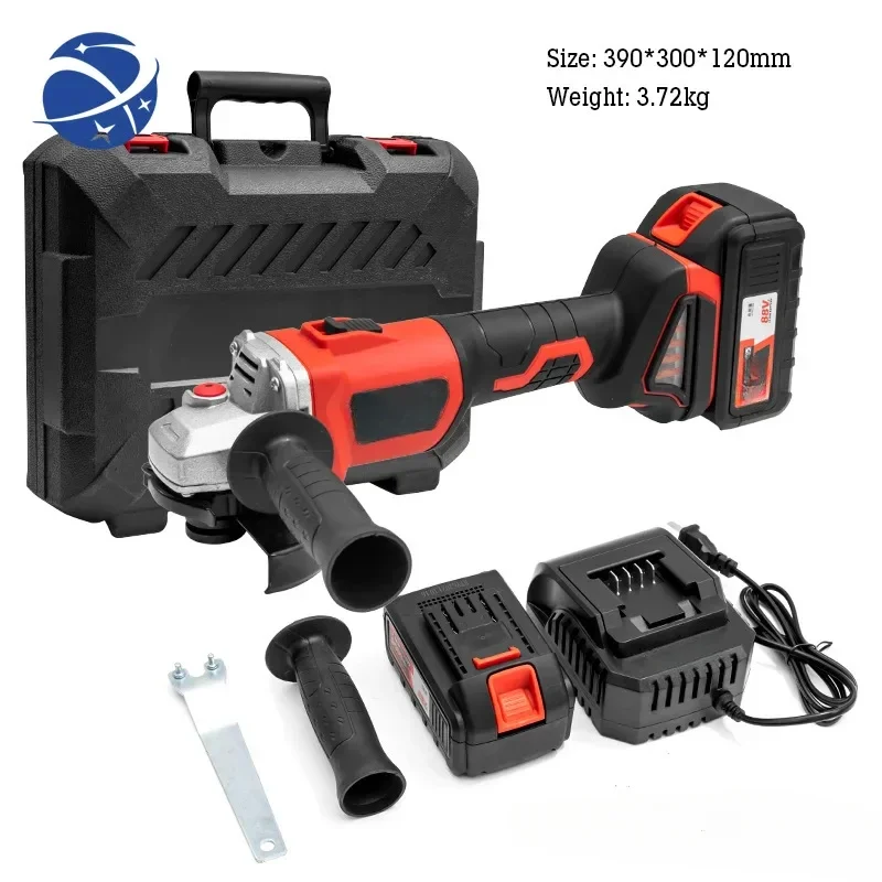 

Original brand new！Yun YiBrushless Electric Angle Grinder Lithium Battery Polishing Cutting Grinder Rechargeable Angle Grinder