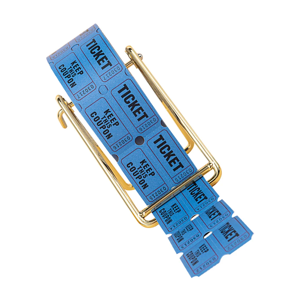 

1000Pcs Carnival Ticket Set with Dispenser Stand for Raffles Auctions Parties Fundraisers DIY Info Entry Colored Paper Tickets