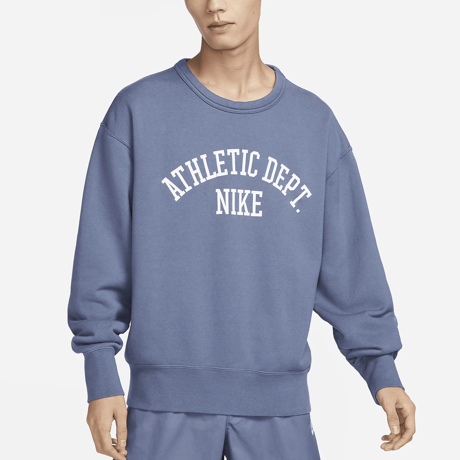 

Мужская модная свободная толстовка Nike Authentic 2025 с круглым вырезом и принтом, повседневная, DX0026-491