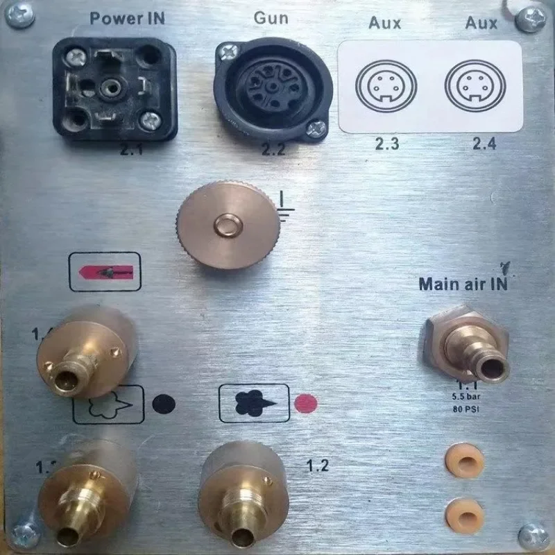 옵티 정전기 분체 도장 제어 박스 및 플렉스 2 스프레이 건 셀렉트 GM03 플렉스 B