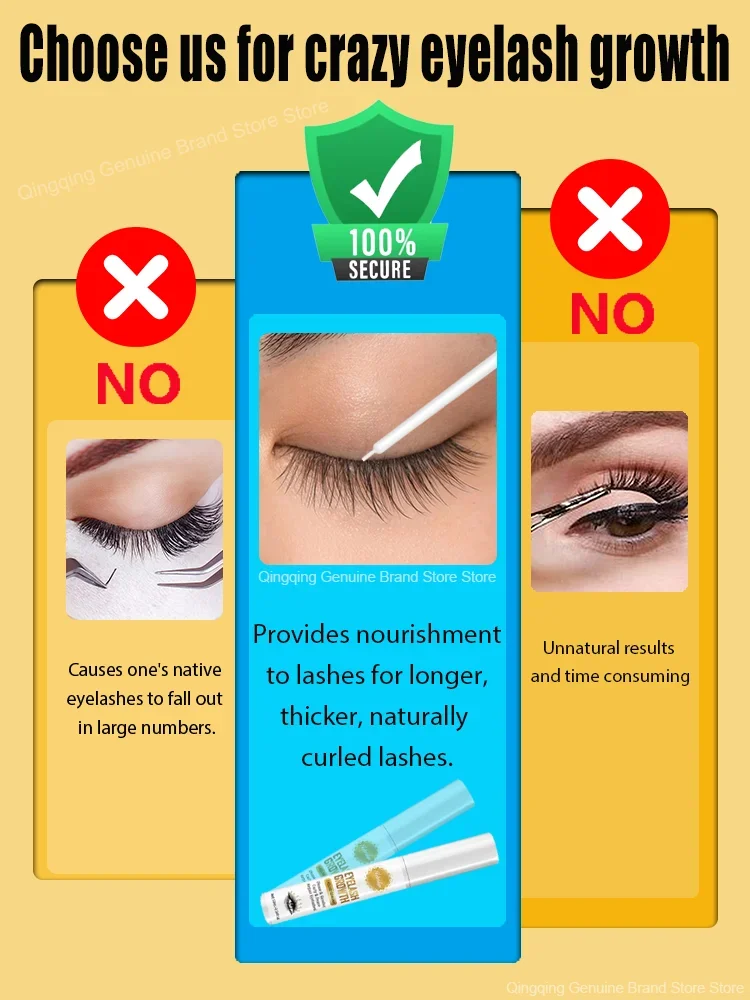 Eyelash Growth Serum Rapid Lengthening Longer Thickening