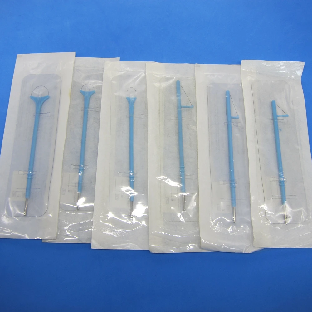 Wholesale Electrosurgical needle electrode 150mm*2.36mm,needle disposable esu cautery pencil 5pcs packing