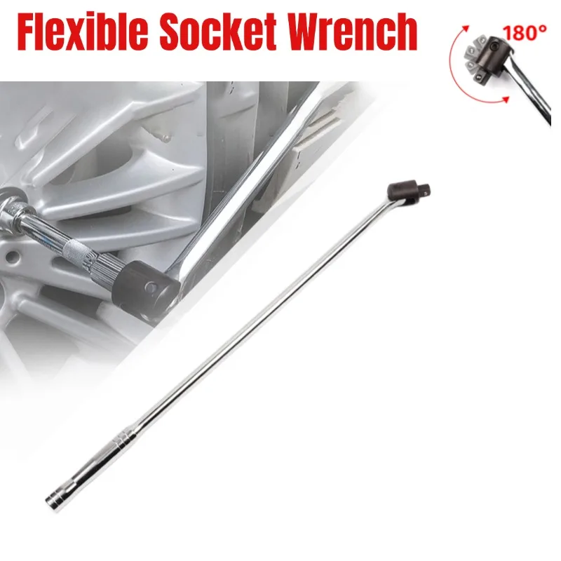 フレキシブルラチェットハンドルとスプリング式ボールシステム付きトルクソケットレンチ、タイヤ交換と車両修理用