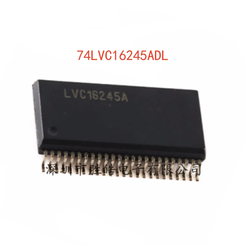 

(5PCS) NEW 74LVC16245ADL , 118 16-Bit Bus Transceiver 5V Tolerance Three States SSOP-48 Integrated Circuit