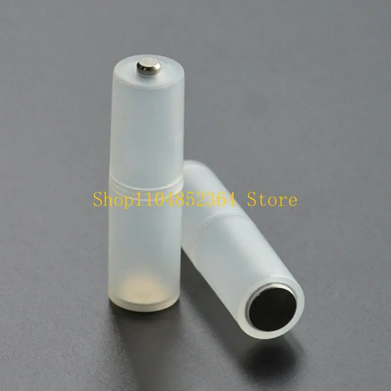 

652F 10pcs AAA to AA Battery Adapter Battery Converter Shells AA to C Battery Adapter Holder with/no Metal Contact on Bottom