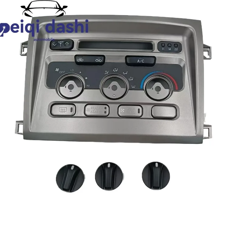 

55900-60850 Car Accessories Interior Decoration Silvery Color AC Control Panel for Toyota LC100 1998-2007