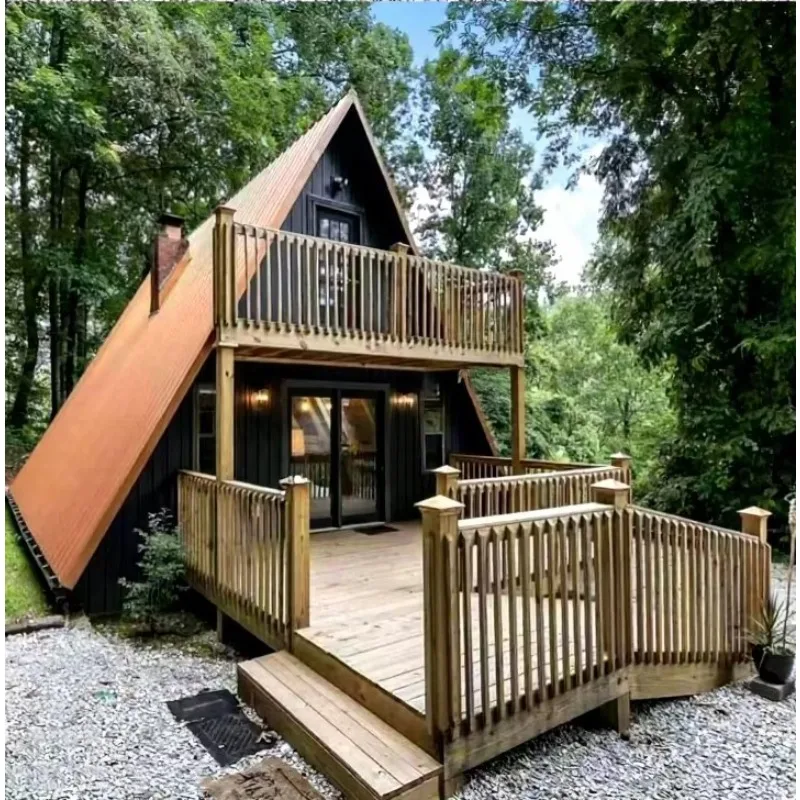 Prefabricated House Triangular House Irregular Shape Luxury Tiny Home Prefab Modular Tiny Houses From with Kitchen Bathroom