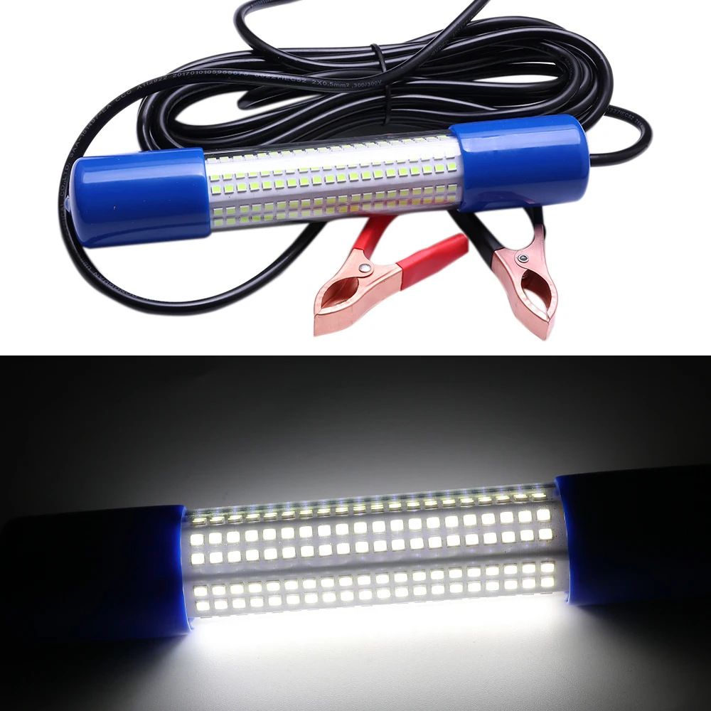 1 Stück 12-24V Angellicht, 50W Hochleistungs-Unterwasser-Leuchtköder, LED-Nachtlicht für Tiefseefischen zum Anlocken von Fischen und Garnelen – Detail 6