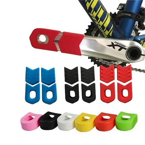 Chooee Bike Crank Arm Protector Cover, Universal MTB/Road/Fixed Gear Cycling Crankset Protection Case, Bicycle Accessories​​