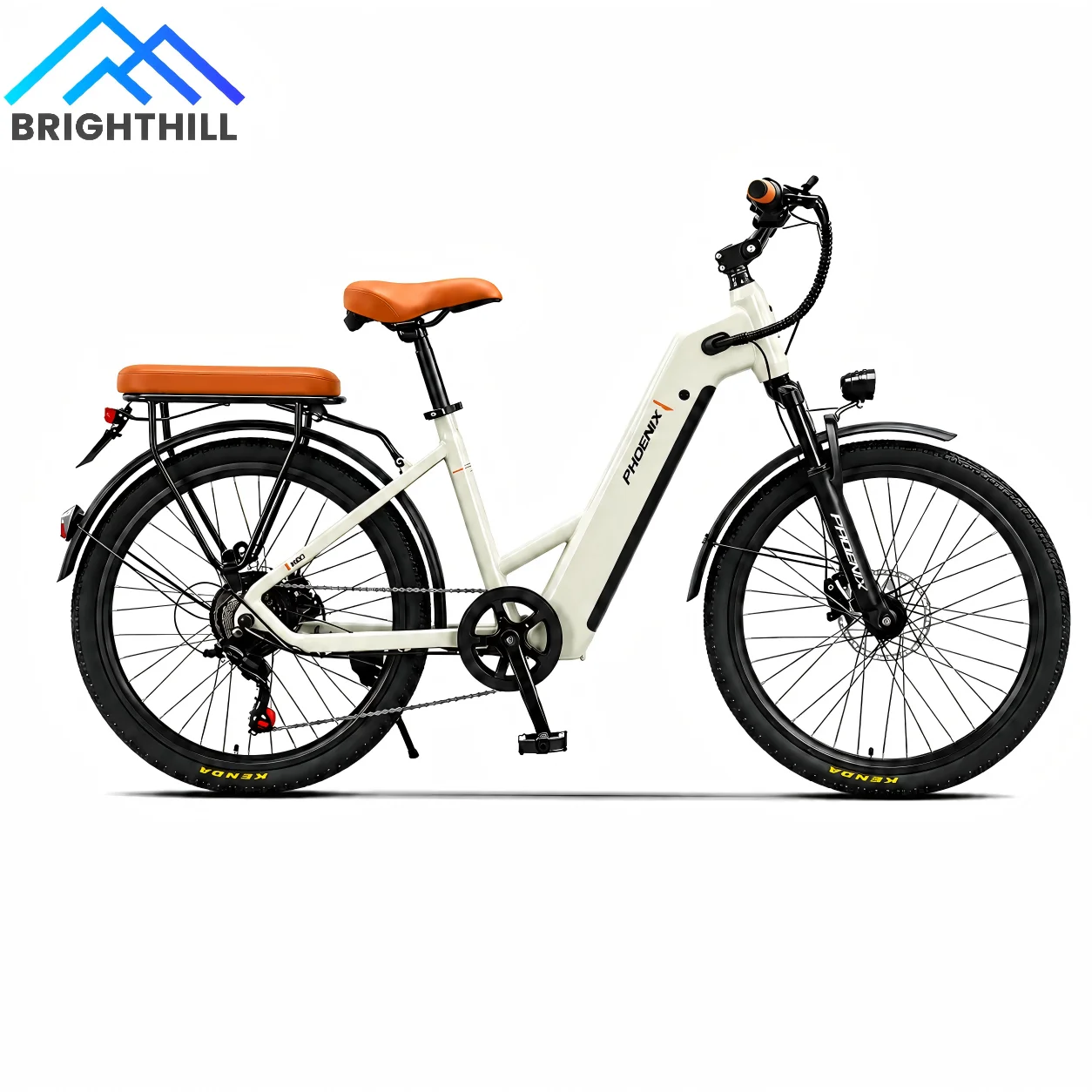Factory Wholesale Ladies Electric Bicycle 36V 400W Brushless Hub Motor 15AH Lithium Battery City Commuter