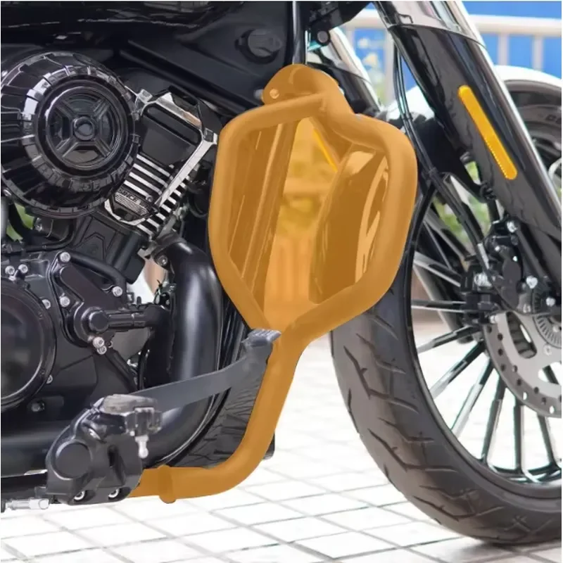 Xiangshuai Yes418 Matte Black Carbon Steel Crash Bar Kit Front Rear Bumper Anti Drop Protection For Motorcycle Modification