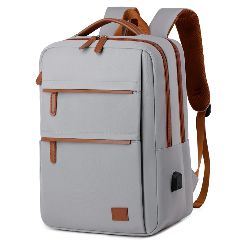 حقيبة ظهر للسفر للأعمال من Toposhine حقيبة نايلون واسعة متعددة الجيوب مقاومة للماء للرحلات والتنقلات في عطلة نهاية الأسبوع