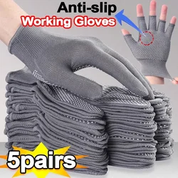 Guantes de trabajo antideslizantes para montar en motocicleta, deportes de ciclismo, hombres y mujeres, guantes ligeros finos y transpirables con pantalla táctil para exteriores