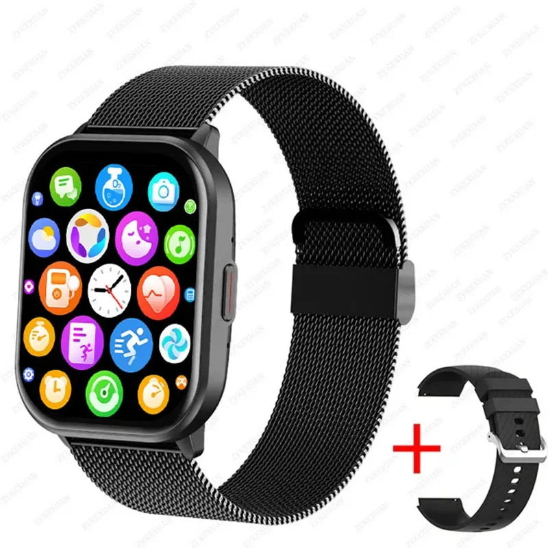 2025 Xiaomi New 100+ Sports Mode Smart Watch Men Women Heart Rate HD Bluetooth Call Smart Watch Men's SmartWatch