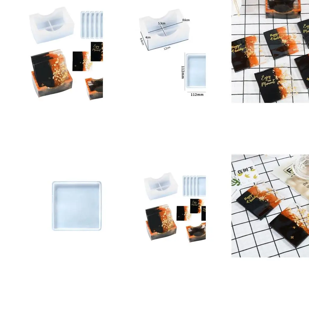 Resin Molds Epoxy Resin Molds for DIY Resin Cups Mats Mould Decoration
