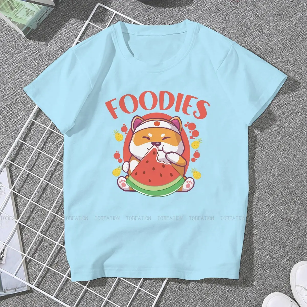 Foodies Original TShirts Watermelon Print Girl T Shirt Funny Tops