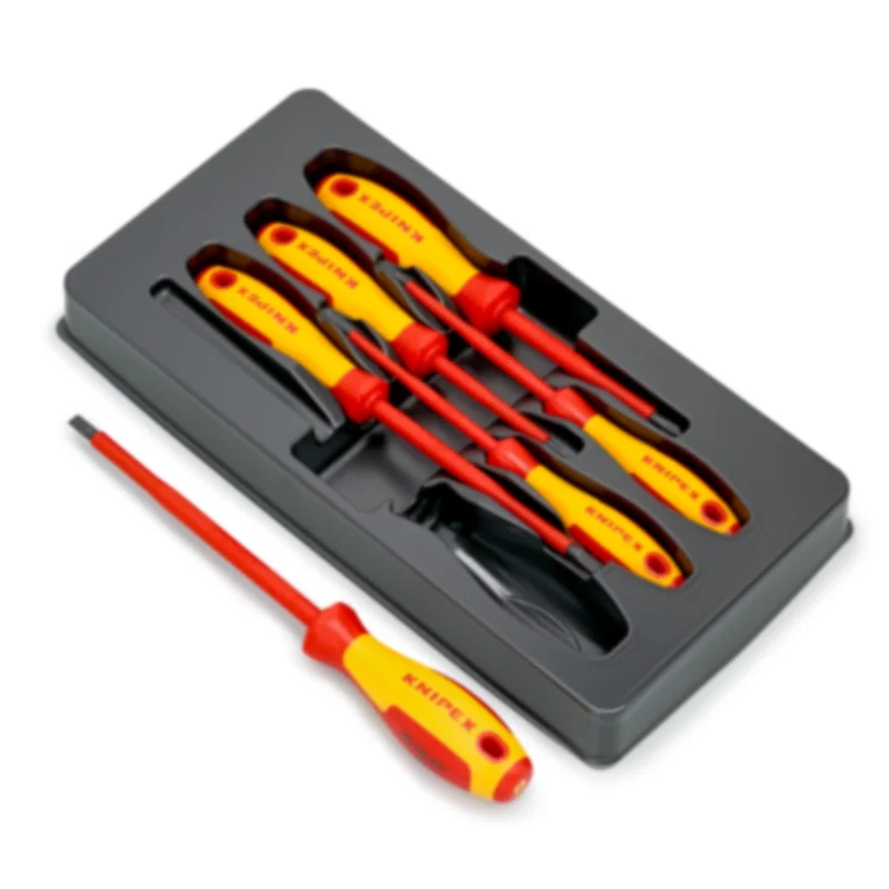 Imagem -02 - Knipex-conjunto de Chave de Fenda Isolada Parafusos com Fenda Parafusos Cruzados Embutidos Phillip Ph1 Ph2 1000v Vde-test Pcs 00 20 Pcs Pcs