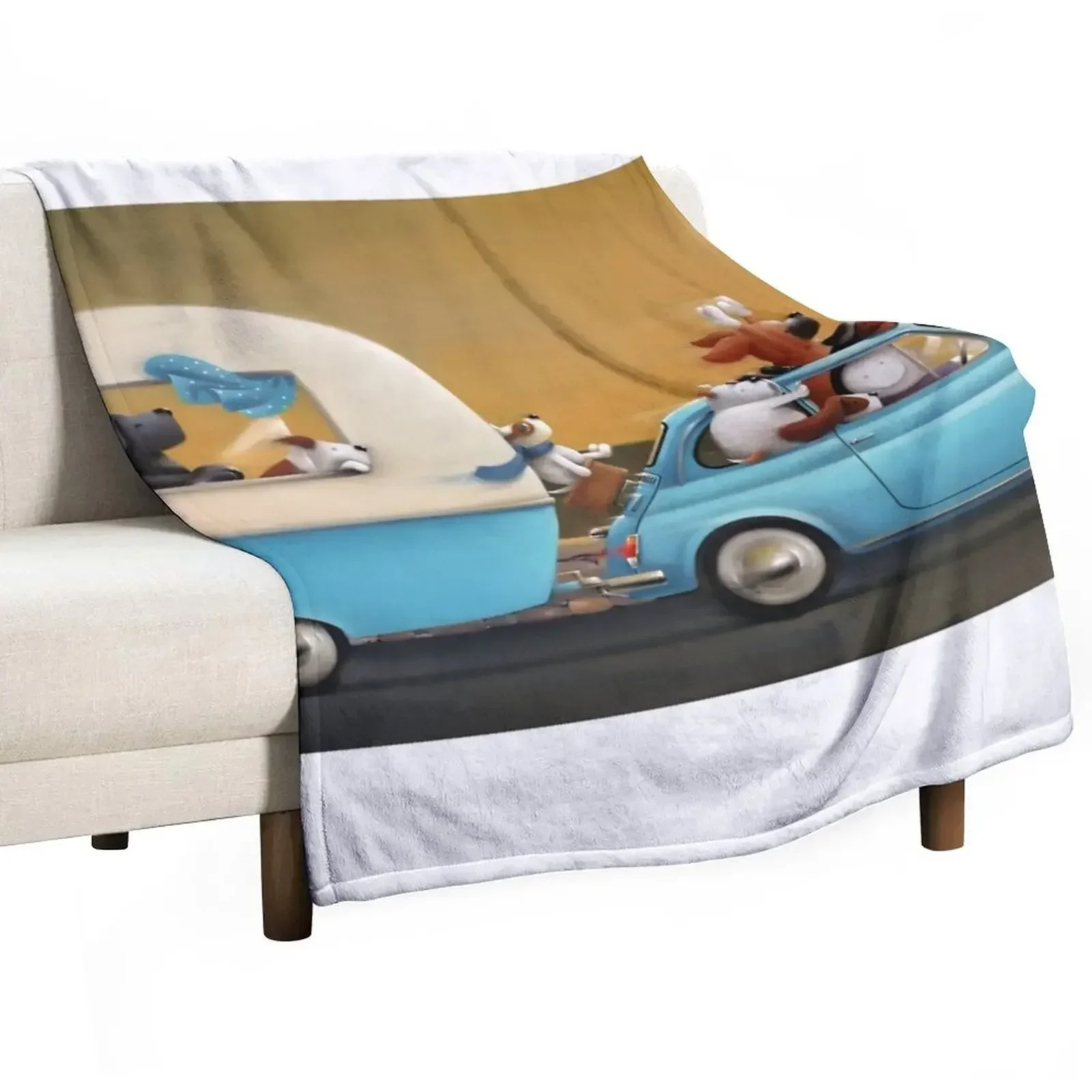 The Great Escape Throw Blanket Camping wednesday Luxury Brand halloween Heavy Luxury St Blankets