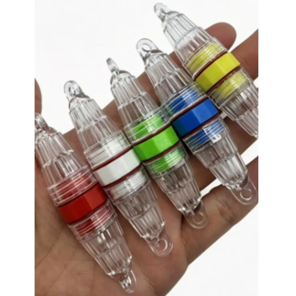 10cm Length LED Fishing Light Built-In LED 8g Weight Fishing Lure Bait Light Bait Light Function Squid Hook Design