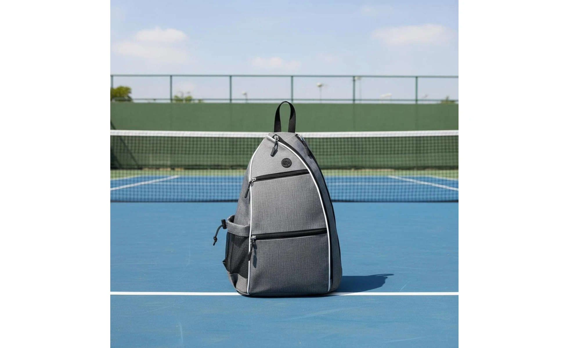 Pickleball Backpack Double-Strap Carry Tennis Backpack Sports Drawstring Bag Lightweight Athletic Gear Breathable Shoulder