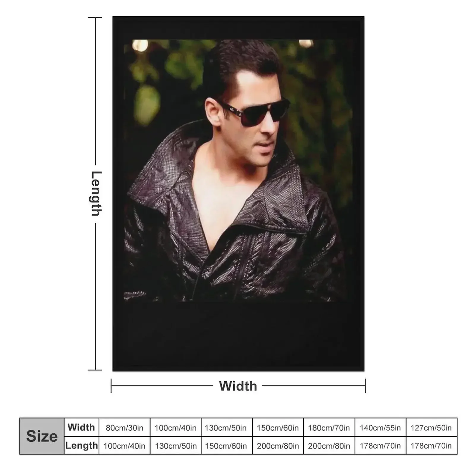 Salman Khan actor Throw Blanket christmas gifts blankets ands Decorative Beds Stuffeds Blankets