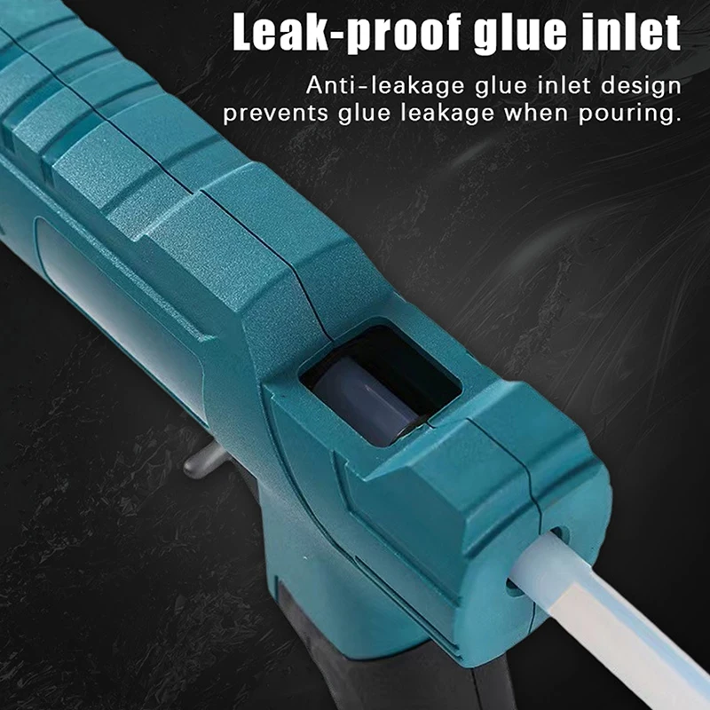 Electric Hot Melt Glue Cordless Glue Grab 11mm Glue Stick Hot Melt Welding Air (No Battery) Fit 18V Battery【Homeclub】