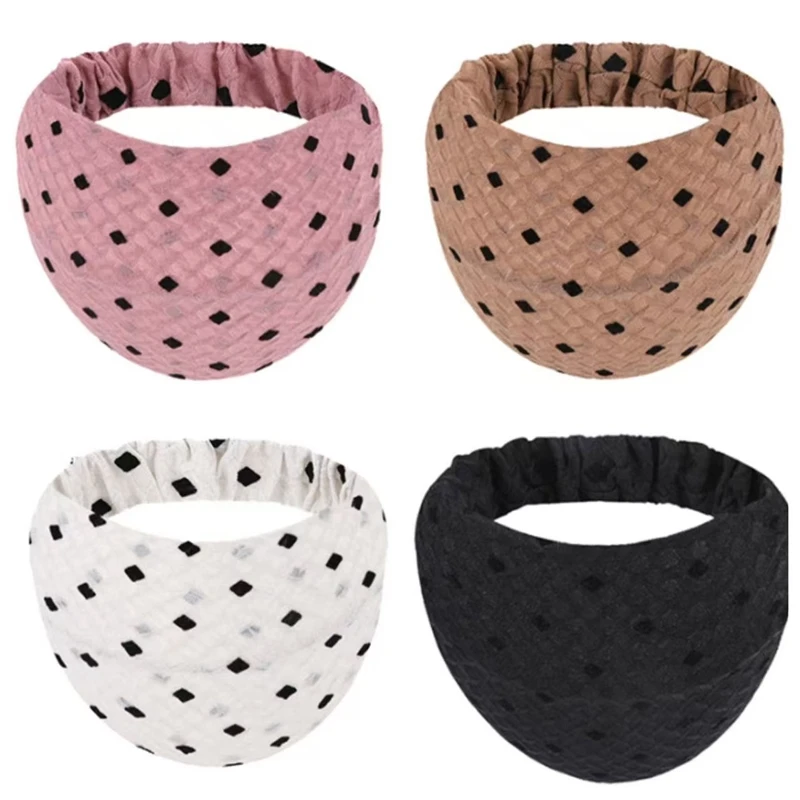 Wide Headbands For Women Elasticity Cottonandlinenfabrics Hairbands Wrap Head Headband Spot Hair Accessories Hair Band Turbans