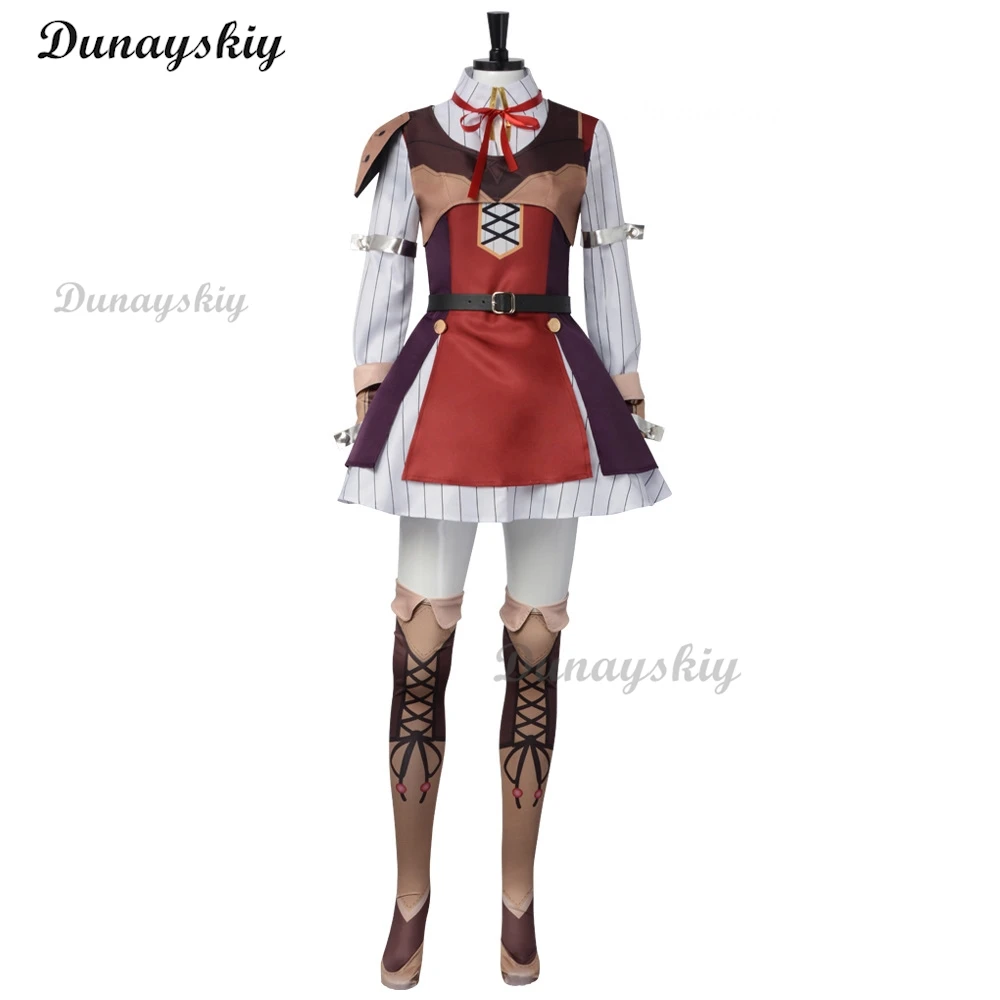 Raphtaria Cosplay Anime Tate No Nariagari Raphtalia Costumes Uniform Dress Wig Fight Prop Halloween Party Outfit for Woman
