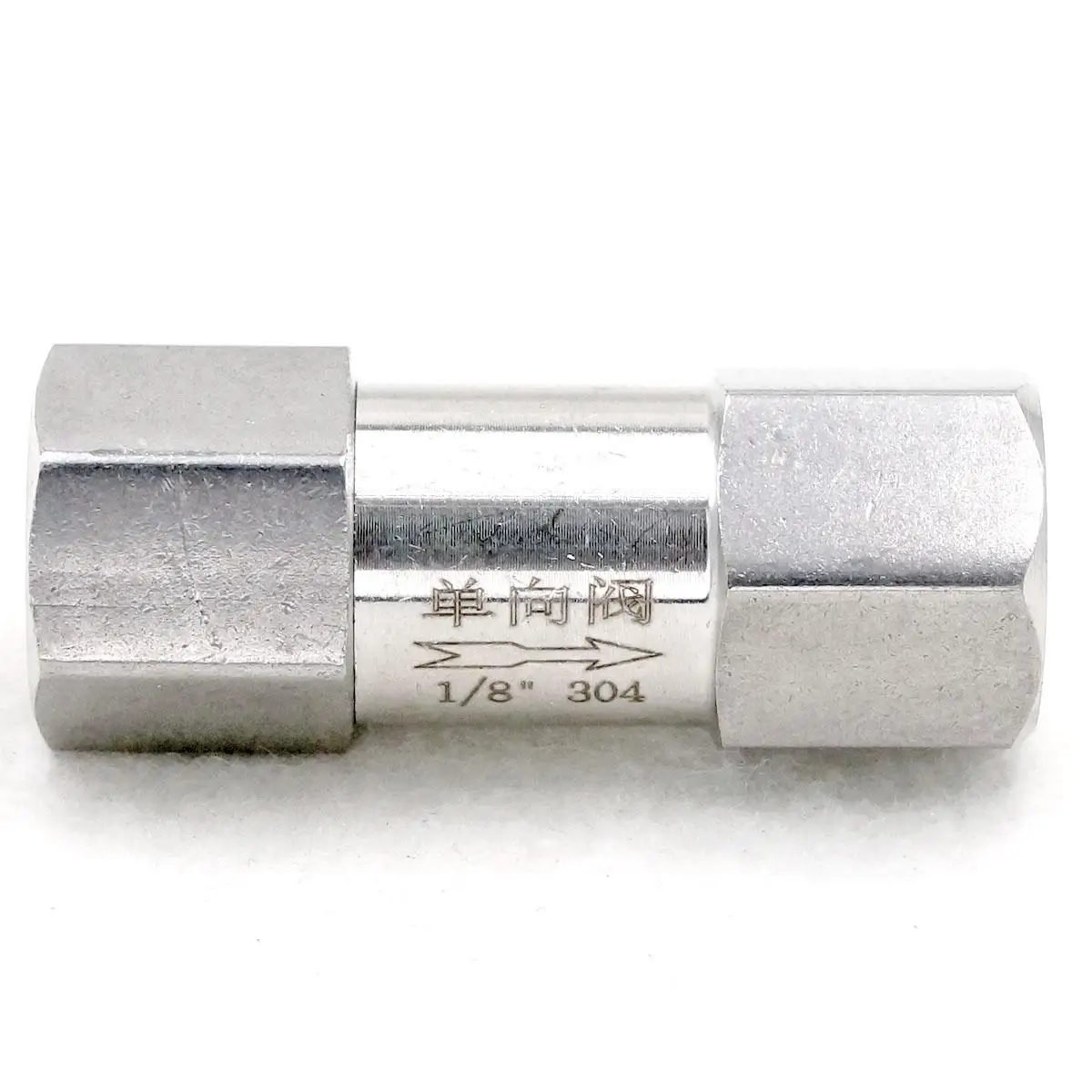 Áp Lực Cao 1/8 "BSP Dây Chuyền Nữ 304 Inox Một Cách Kiểm Tra Van Không Trở Về Van