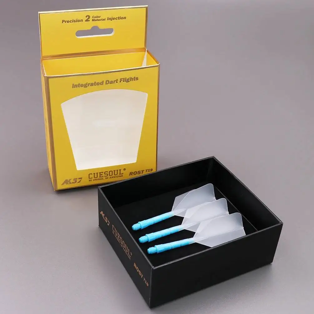 

CUESOUL ROST T19 Интегрированный стержень для дротика и в форме большого крыла, набор из 3 ледяных льда