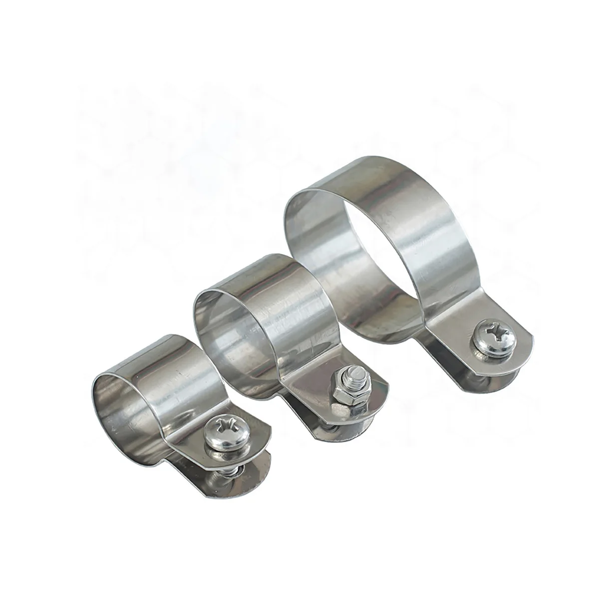 Equitação Clamp Bracket Pipe Buckle, 304 Aço Inoxidável Água Clamp