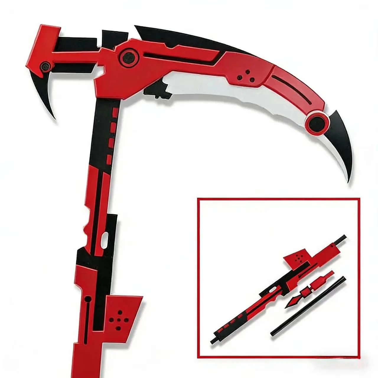 

Rwby Ruby Rose Crescent Rose Sickle Cosplay Props Halloween Christmas Party Props for Comic Show