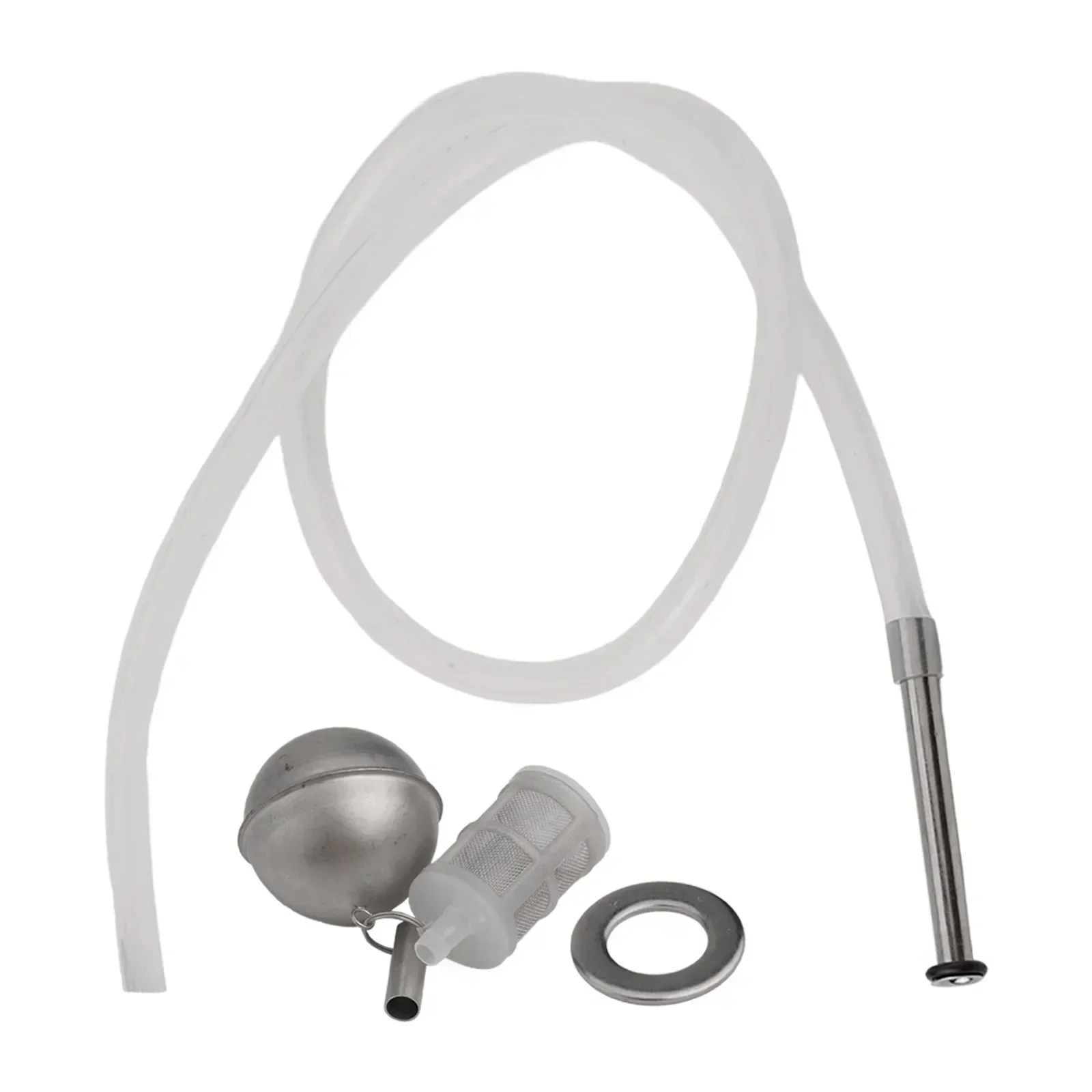 

SS Ball Float & Silicone Dip Tube And Filter Kit Floating Beer Keg Liquid Dip Tube With Filter Ball Stainless For Kitchen Tool