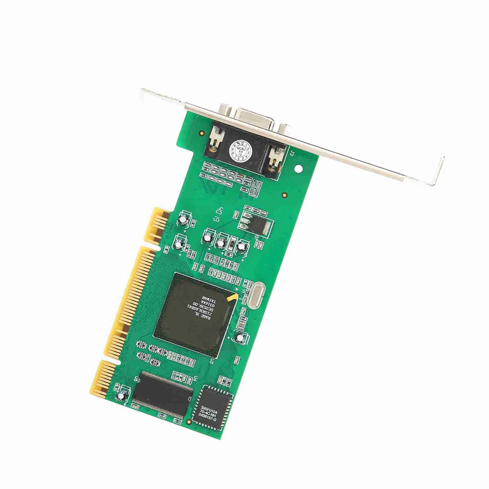 بطاقة الرسومات VGA PCI 8MB 32Bit ملحقات الكمبيوتر المكتبي عرض متعدد لبطاقة ATI Rage XL VGA PCI بطاقة الرسومات بطاقة الفيديو