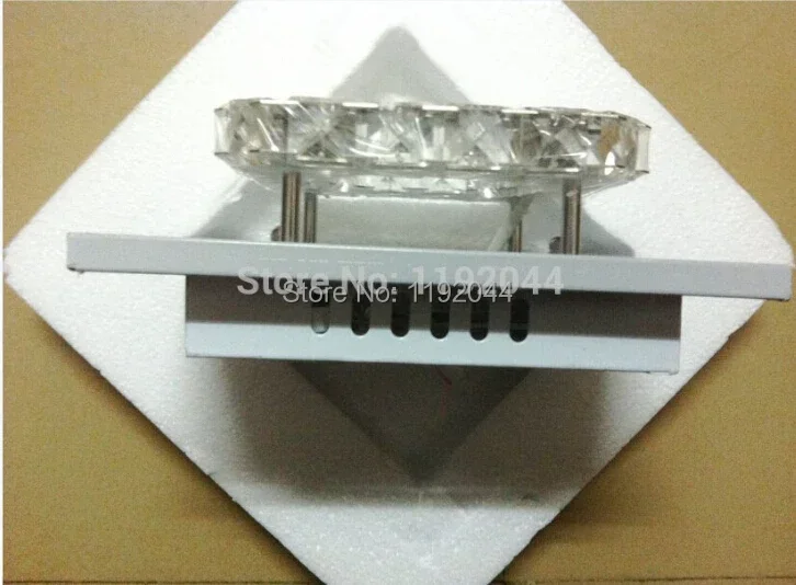 

Fashion Celling Lamp for bedroom 12w LED Crystal Flush Mount, 1Light, Modern Amber Electroplating Stainless Steel free shipping