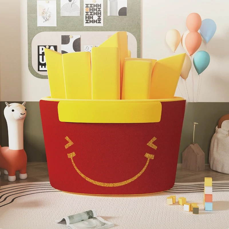 Creative children's French fries sofa Modular combination compression sofa, children's sofa