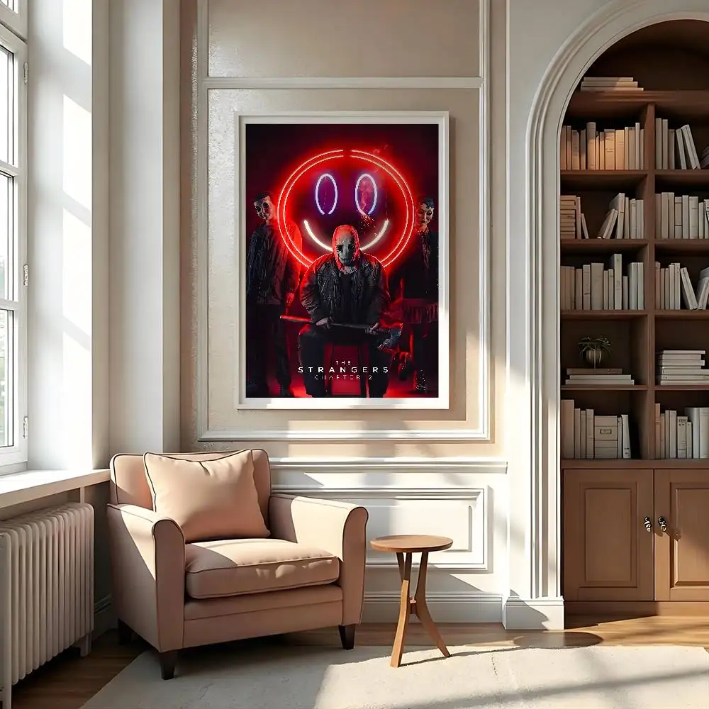 فيلم رعب الغرباء الفصل 2 ملصق معرض يطبع ذاتية اللصق ديكور المنزل الديكور صور مطبوعة للحوائط غرفة المعيشة ملصق