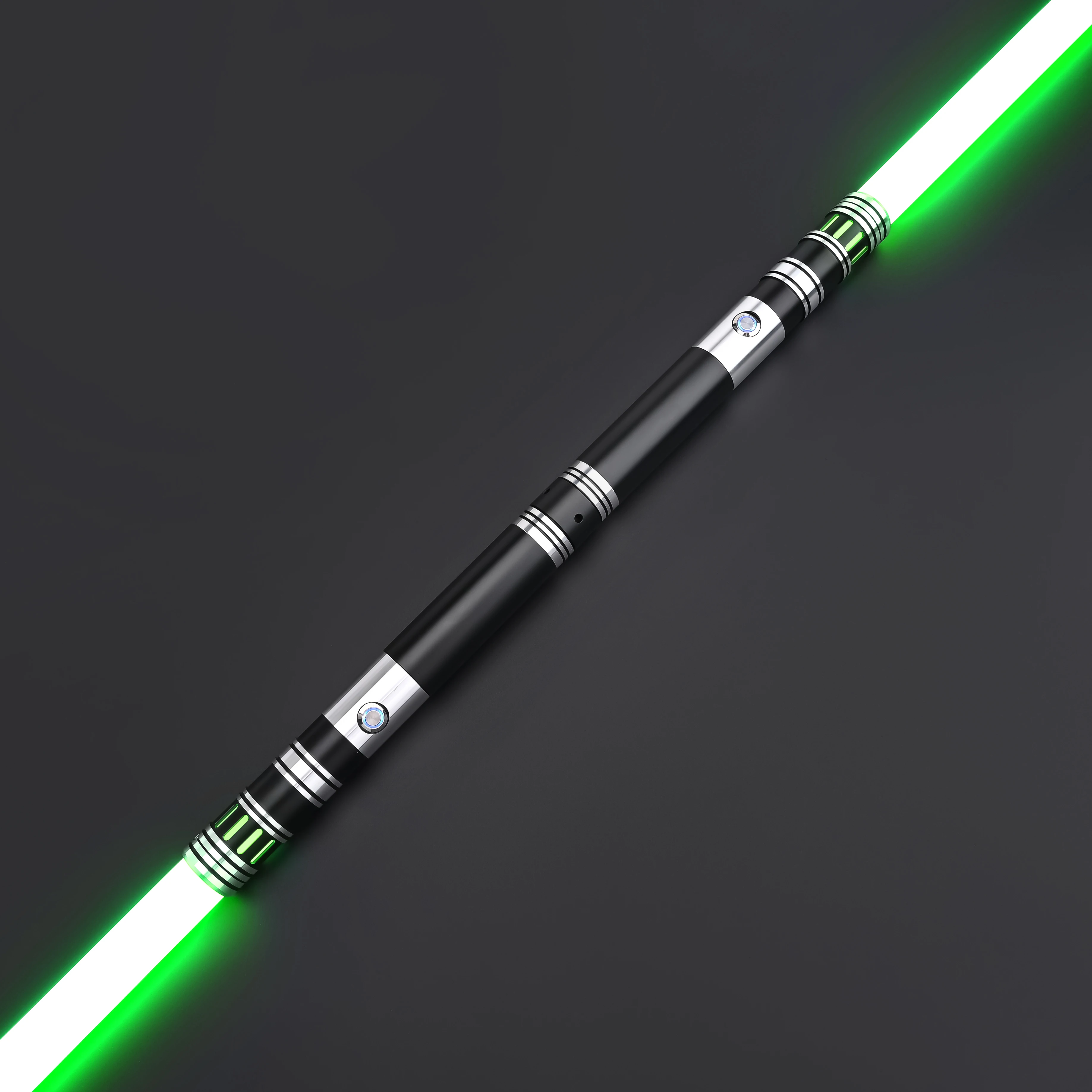 TXQSABER A03 سيف ليتسبر ذو حدين 12 لونًا RGB قوة التحكم بالإيماءات المتغيرة الناسف جيدي ليزر سيف ألعاب أطفال