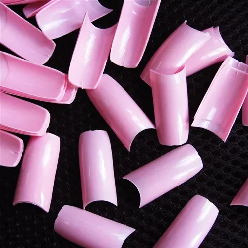 Colorful French Nail Art Practice Kit 500 Pieces Half Artificial Acrylic UV Gel Tips New Arrival for Nail Beauty