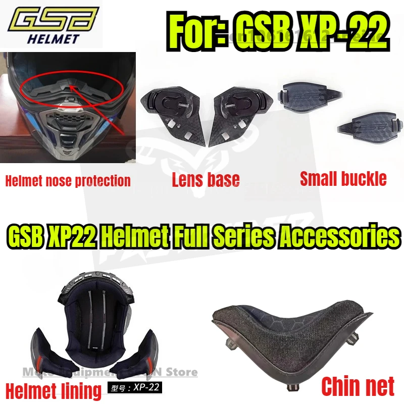 

GSB XP22 Helmet Full Series Accessories,XP-22 Helmet Lens Base,helmet Lining,chin Mesh,nose Protection,helmet Accessories
