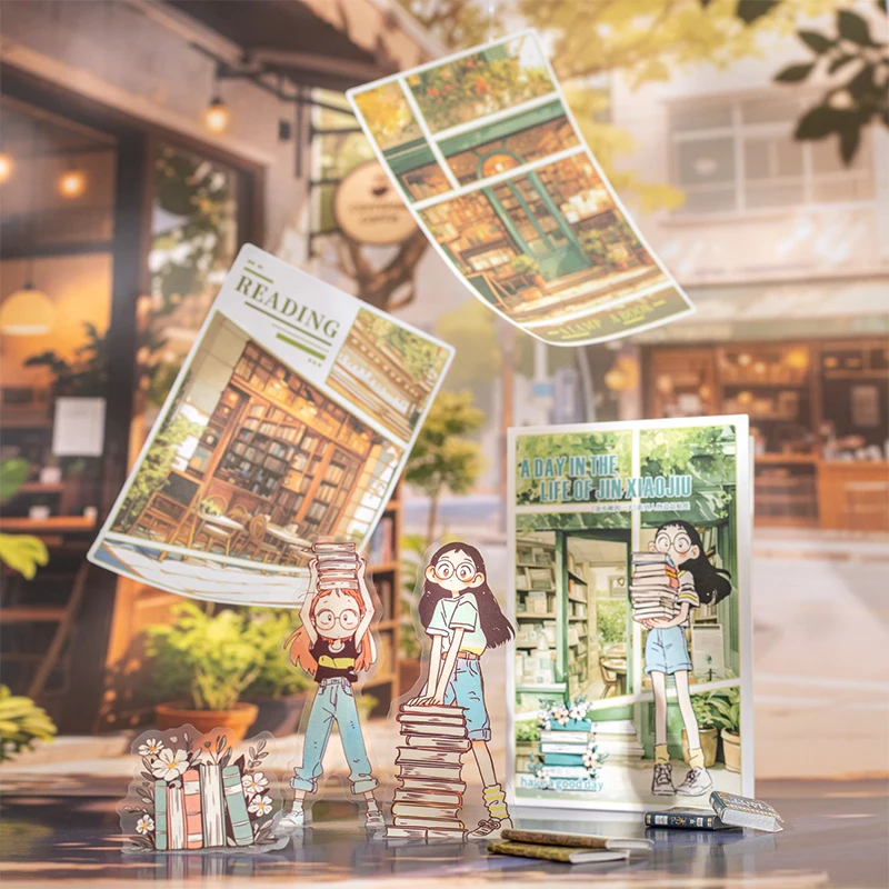 

Журнал GO 15 шт., модные наклейки для девочек, украшения персонажей, багаж, ноутбук, скрапбукинг, дневник, скейтборд, гитара, шлем, наклейки